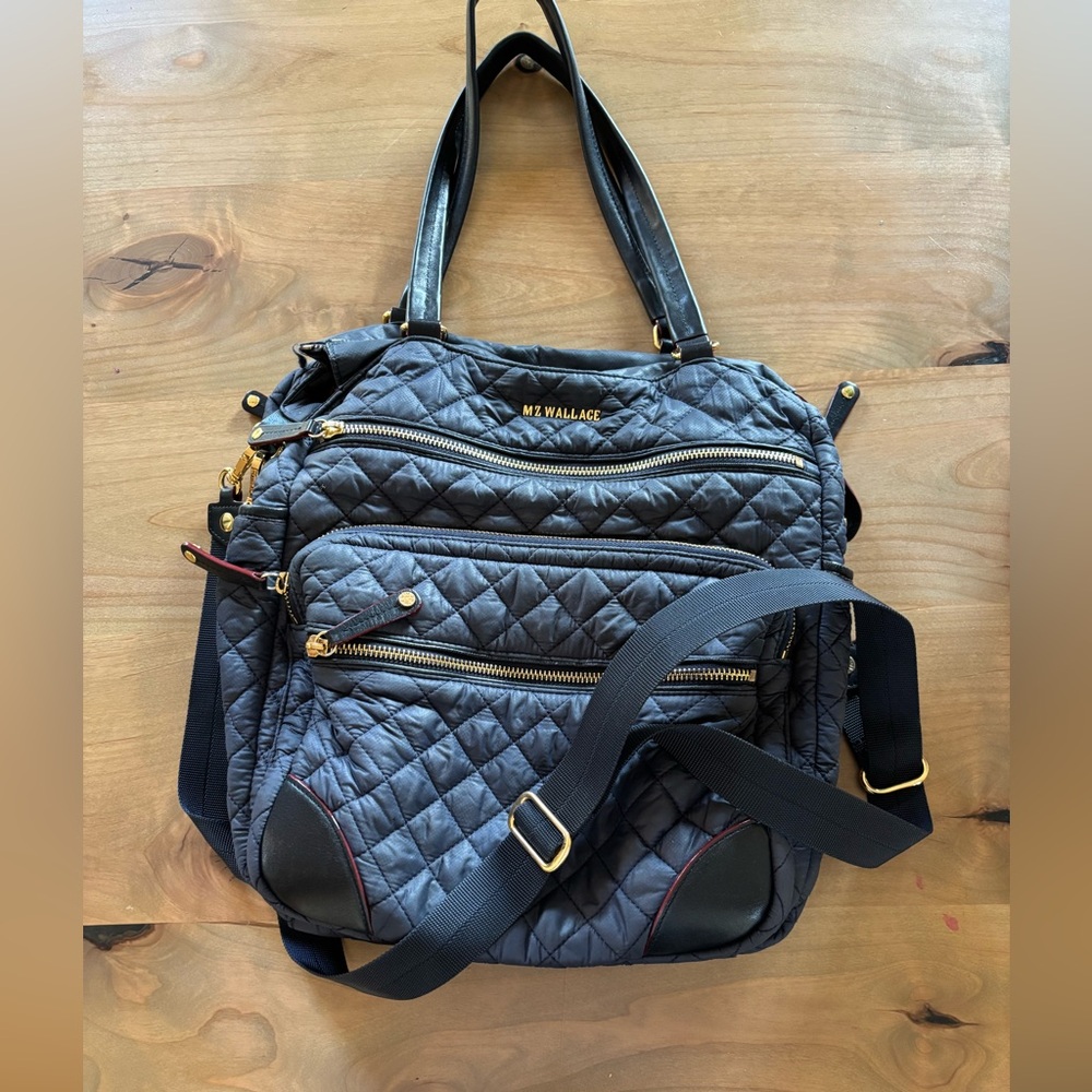 MZ Wallace Blue Crosby Magazine Tote